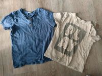 T-Shirts H&M Primark beige blau Henley Shirt 104 Nordrhein-Westfalen - Espelkamp Vorschau