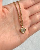 750er Goldkette Zopfkette mit Herzanhänger Gold Valentinstag Herz Hemelingen - Arbergen Vorschau