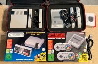 Nintendo NES & SNES Mini Neuwertig + Taschen und extra Zubehör Hessen - Neuberg Vorschau