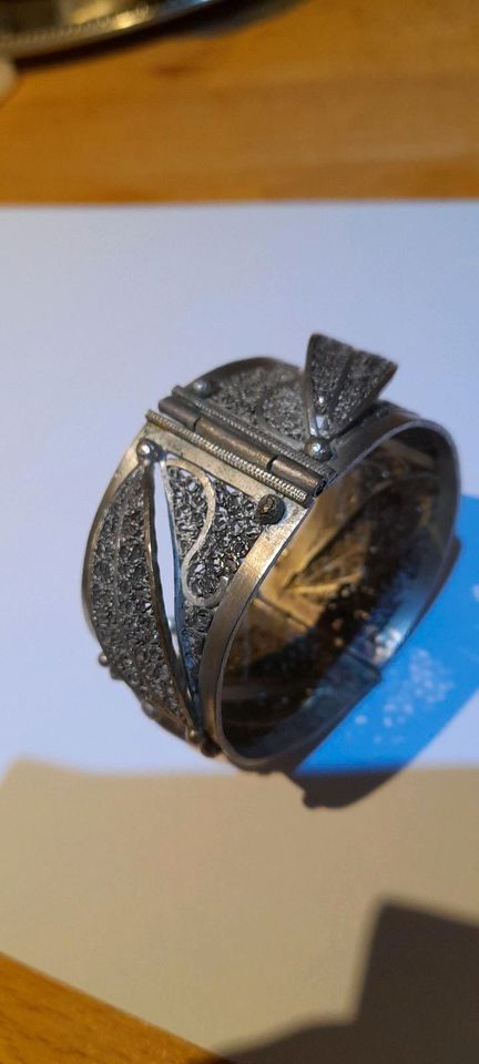 Armband Silber Armreif durcbrochen alt antik in Ehningen