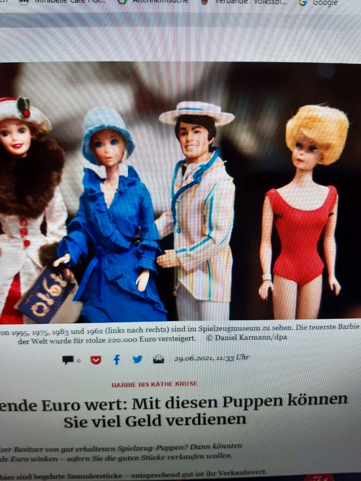 Barbie Midge T.M.1962 by Mattel INC Blond Patented Japan in Burgwedel