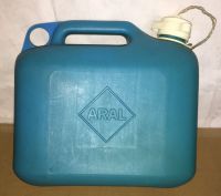 ARAL Reserve Benzin Kanister 5 Liter 1979 Diesel Kraftstoffe Blau Hessen - Bad Arolsen Vorschau