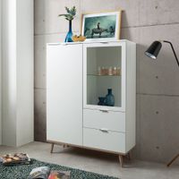 Sideboard Schrank Highboard Wohnzimmerschrank Weiß NEU 229-Mü München - Allach-Untermenzing Vorschau