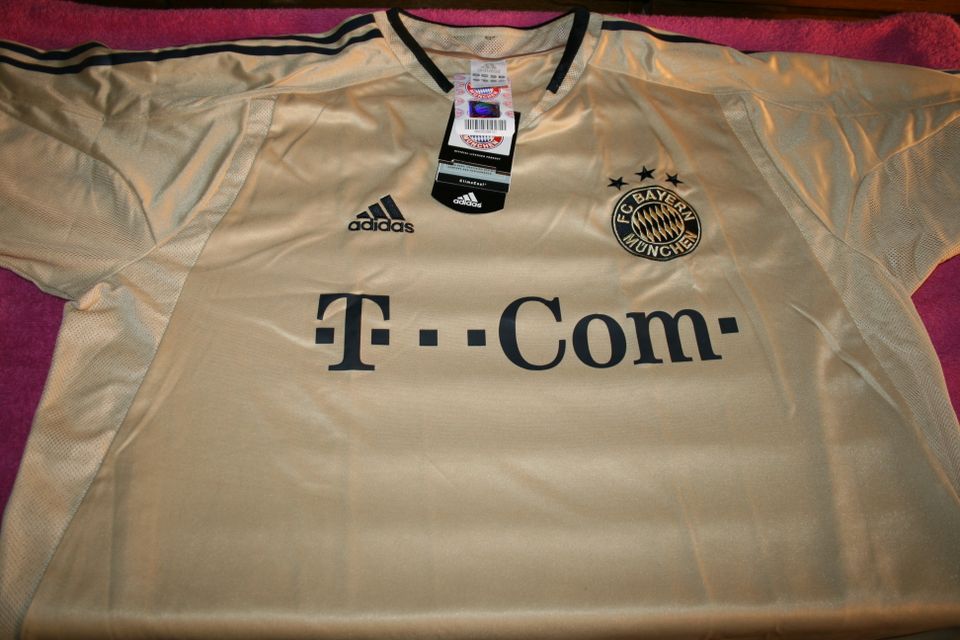 Original Adidas Bayern München Trikot Gold  Größe XL Neu O.V.P. in Glan-Münchweiler