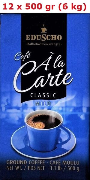 12 x oder 24 x 500 g Kaffee EDUSCHO Cafe A la Carte Classic MILD in Aachen  - Aachen-Mitte | eBay Kleinanzeigen ist jetzt Kleinanzeigen