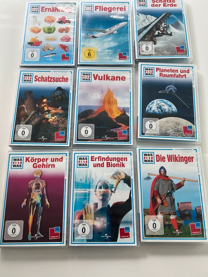 Was ist was DVDs je 2€ / 15 DVDs => 25€ in Bönningstedt