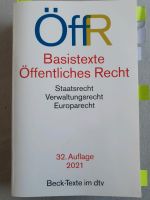 Basistexte Öffentliches Recht, Beck 32. Auflage 2021 Hannover - Misburg-Anderten Vorschau