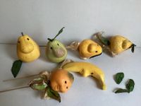 6 Deko- Obst, 4 Birnen, 1 Banane und 1 Orange Niedersachsen - Buchholz in der Nordheide Vorschau