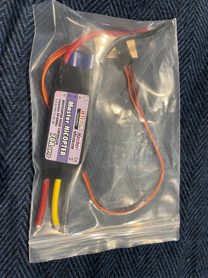 8 x Hacker / Jeti ESC 70 A opto in Freiburg im Breisgau