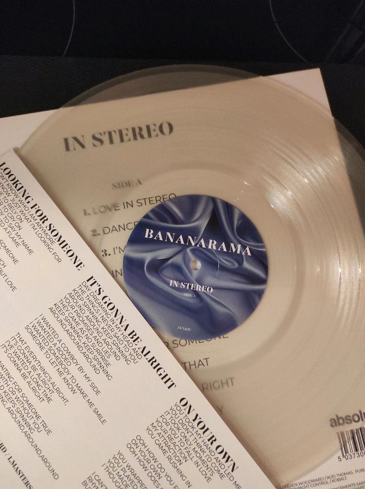 Bananarama – klare Vinyl Schallplatte „In Stereo“, handsigniert – in Berlin