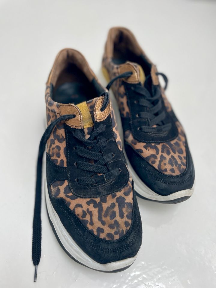 Sneaker Paul Green, Leoprint, Leder, Gr. 39 in Aachen