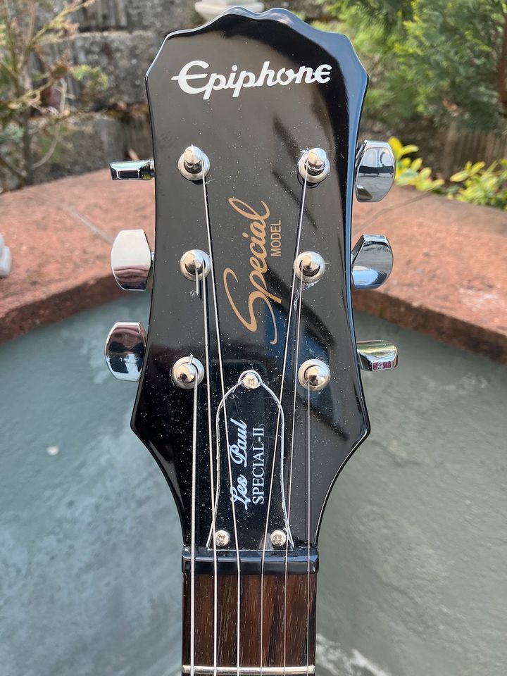 Epiphone by Gibson Les Paul Special II Ebony in Dittelsheim-Heßloch