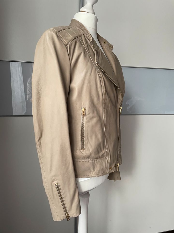 Traumhafte Closed Lederjacke Bikerjacke beige 38 40 neu in Mülheim (Ruhr)