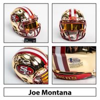 NFL Mini Helm 49ers Joe Montana Nordrhein-Westfalen - Monheim am Rhein Vorschau
