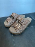 Catwalk Plateau Sandalen rosé Glitzer Größe 39 Neu Bayern - Krumbach Schwaben Vorschau