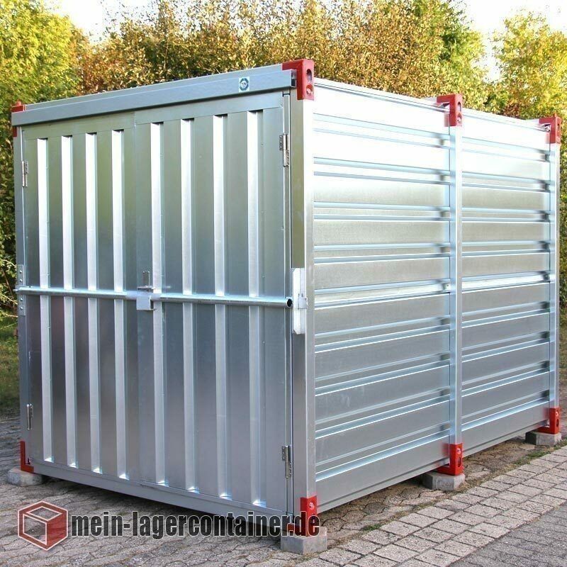 3x2m Materialcontainer Schnellbaucontainer 2-flgl. Tür Holzboden in Stuttgart