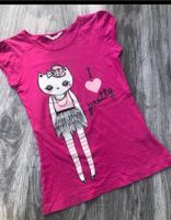 T-Shirt • Shirt • Longshirt • mit Katze • H&M • Gr.146/152 Hessen - Neu-Anspach Vorschau