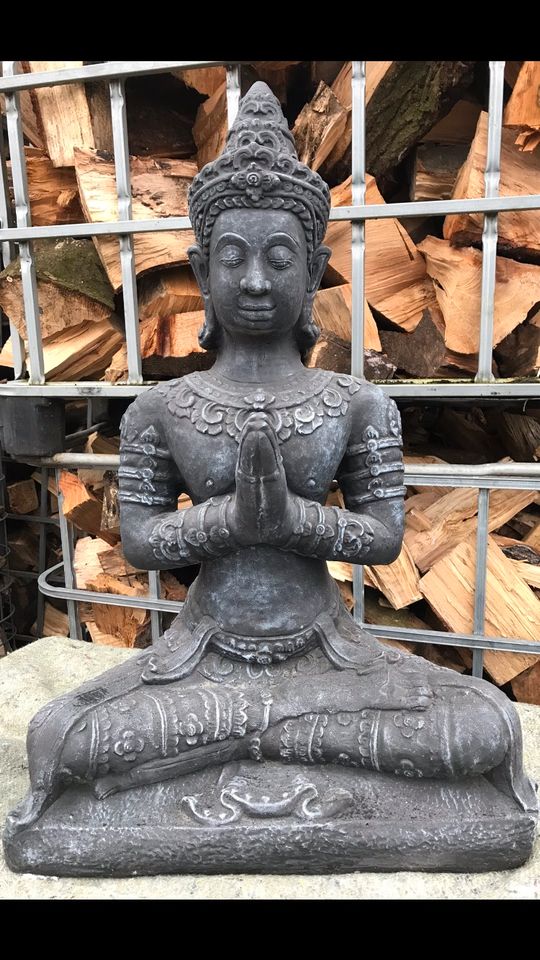 ‼️Buddha 佛 75kg Tempelwächter Teich Feng Shui Ganesha Steinguss‼️ in Düsseldorf