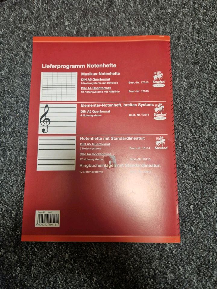 11x Musik /Notenhefte in Neubrandenburg