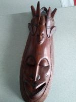 Original sudanesische Holz-Maske, handgefertigt Nordrhein-Westfalen - Hennef (Sieg) Vorschau