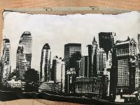 Kissen Motiv New York schwarz weiß ca. 57 x 37cm Thüringen - Jena Vorschau