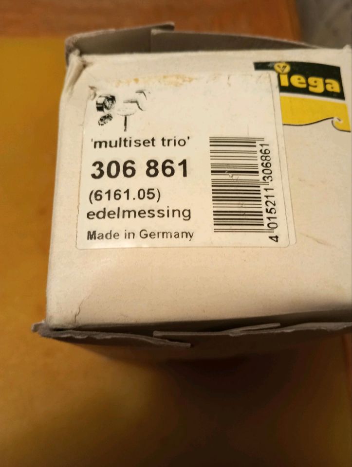 Viega multiset trio edelmessing neu nicht gebraucht. in Ronshausen