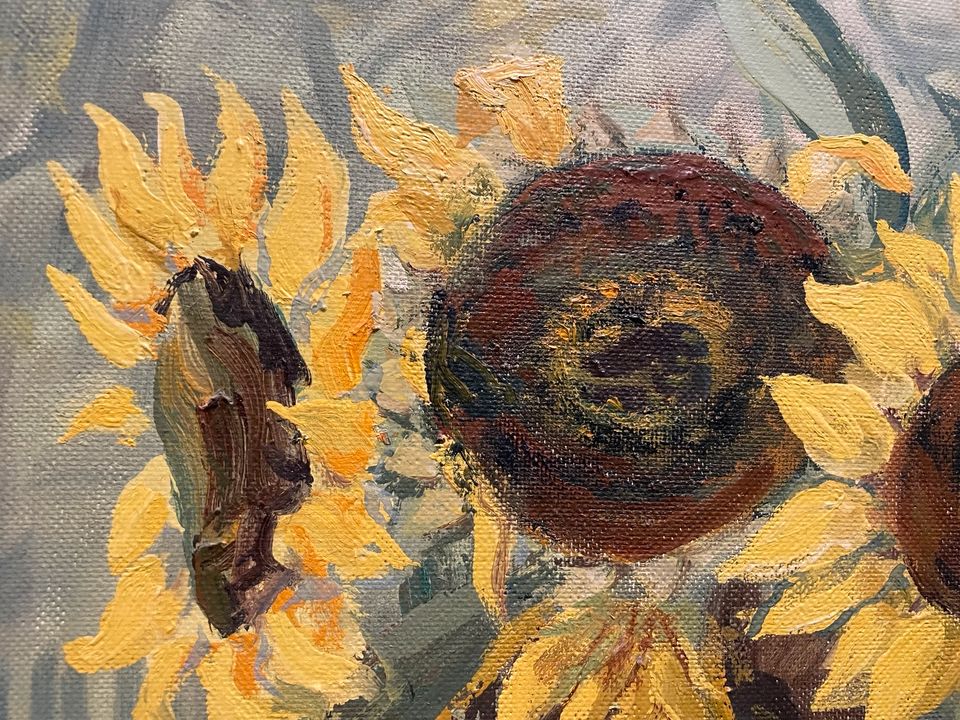 Sonnenblumen Bild von Künstler Wämann in Rosenheim