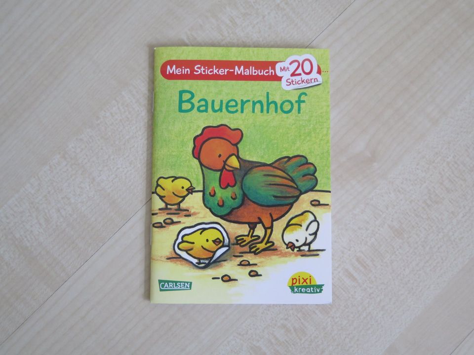 PIXI-kreativ: Mein Sticker-Malbuch Bauernhof NEU! in Kempten