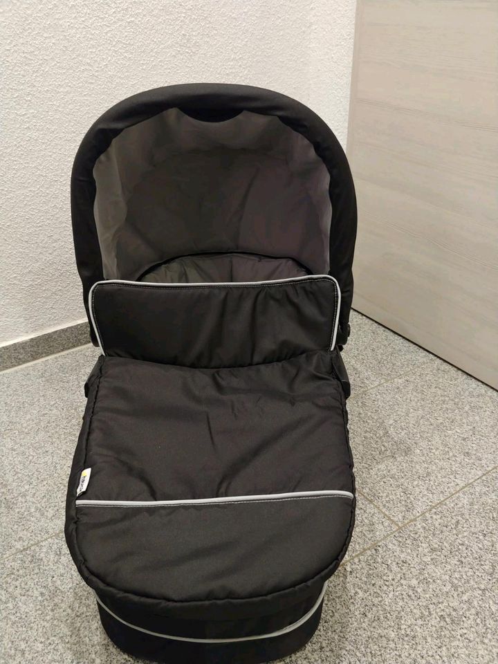 Hauck Kinderwagen-Set inkl. Isofix Basis Caviar Silver in Lichtenau