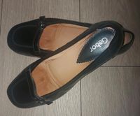 GABOR, Lederschuhe/ Slipper, schwarz,Lack, Gr. 40,5 guter Zustand Niedersachsen - Braunschweig Vorschau