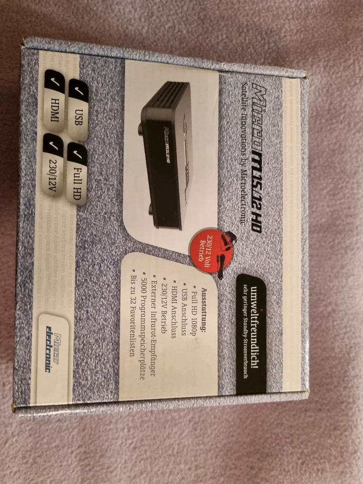 Micro M15/12hd digitaler 230/12v HD SAT Receiver unbenutzt' in Taufkirchen Vils