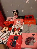 ❤️ Pullover Minnie Mouse Langarmshirt 110 Longsleeve pink rot Sachsen - Oberlungwitz Vorschau