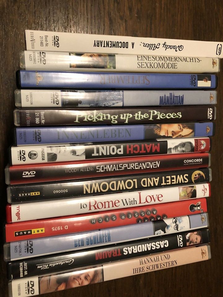 Woody Allen Filme dvd, New York, 61 DVD Sammlung Manhattan, in Neufahrn