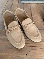 Schuhe Mokassin Gr. 40 beige braun Bayern - Kösching Vorschau