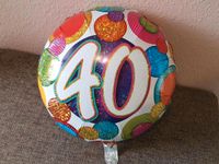 Luftballon 40. Geburtstag * zum Verschenken Baden-Württemberg - Spaichingen Vorschau