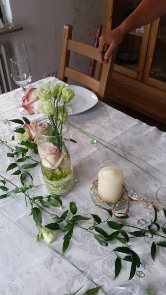 Tischdekoration für Hochzeit/Geburtstag zu verkaufen in Hüttenberg
