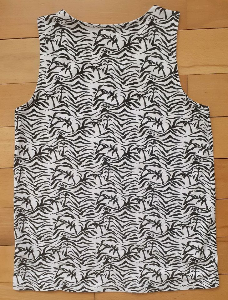 Top in schwarz/weiß, Gr. 152, Flamingo, ärmelloses Shirt in Stuttgart