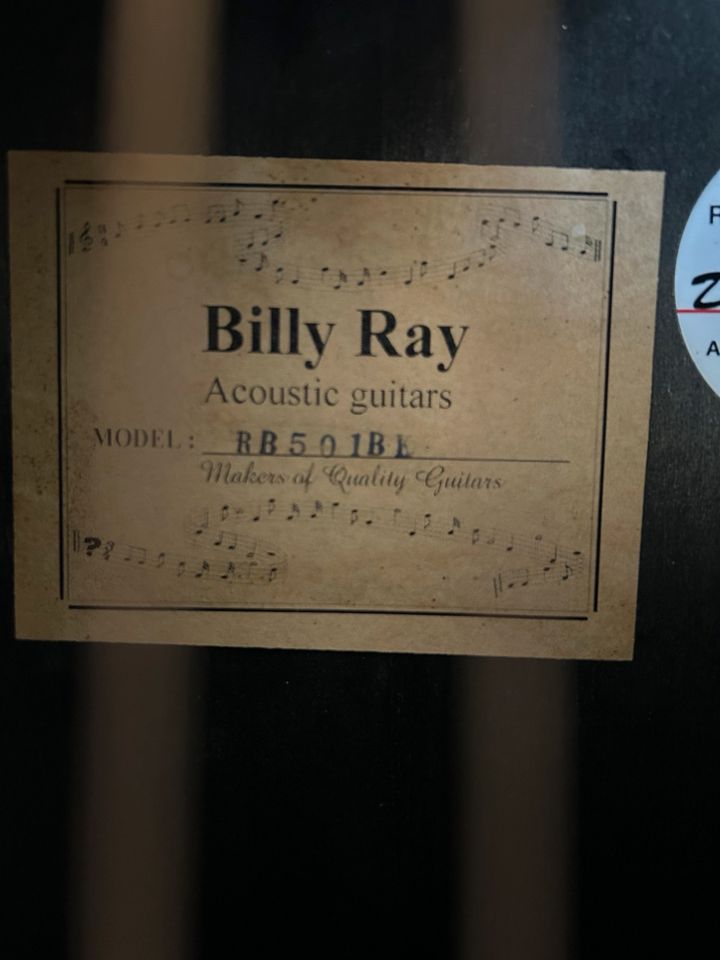 Billy Ray Acoustic guitars mit Tasche in Bessenbach