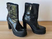 HUNTER LEDER STIEFELETTEN REGENSTIEFEL GUMMI-STIEFEL BLACK Bayern - Erding Vorschau