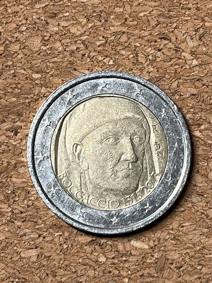 2 Euro Münze Giovanni Boccaccio in Triebel