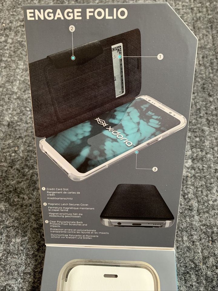 x-doria Folio / Schutzhülle Case magnetisch für Galaxy S8 weiss in Illingen