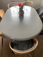 Grauer ovaler Tisch verlängernde Niedersachsen - Loxstedt Vorschau