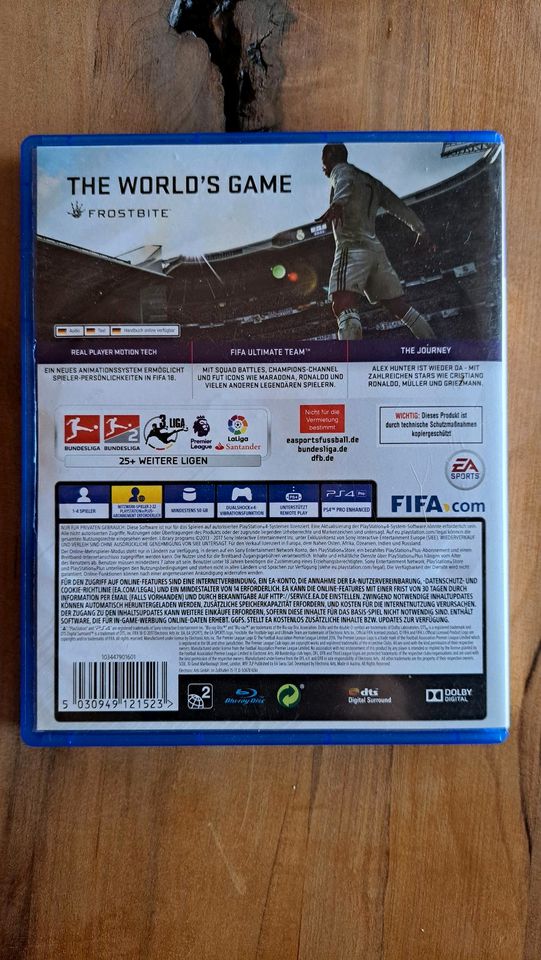 PS 4 FIFA 18 in Ellwangen (Jagst)