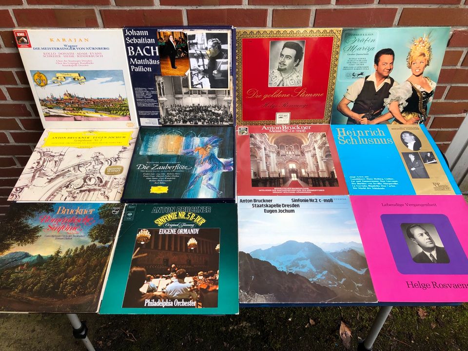 300  x LP Schallplatten Klassik/Oper Konvolut in Rellingen