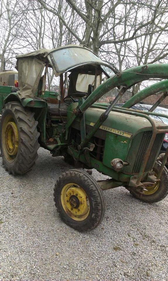 John Deere Lanz 500 Dieselschlepper Traktor Restauriert Frontlade in Siegburg