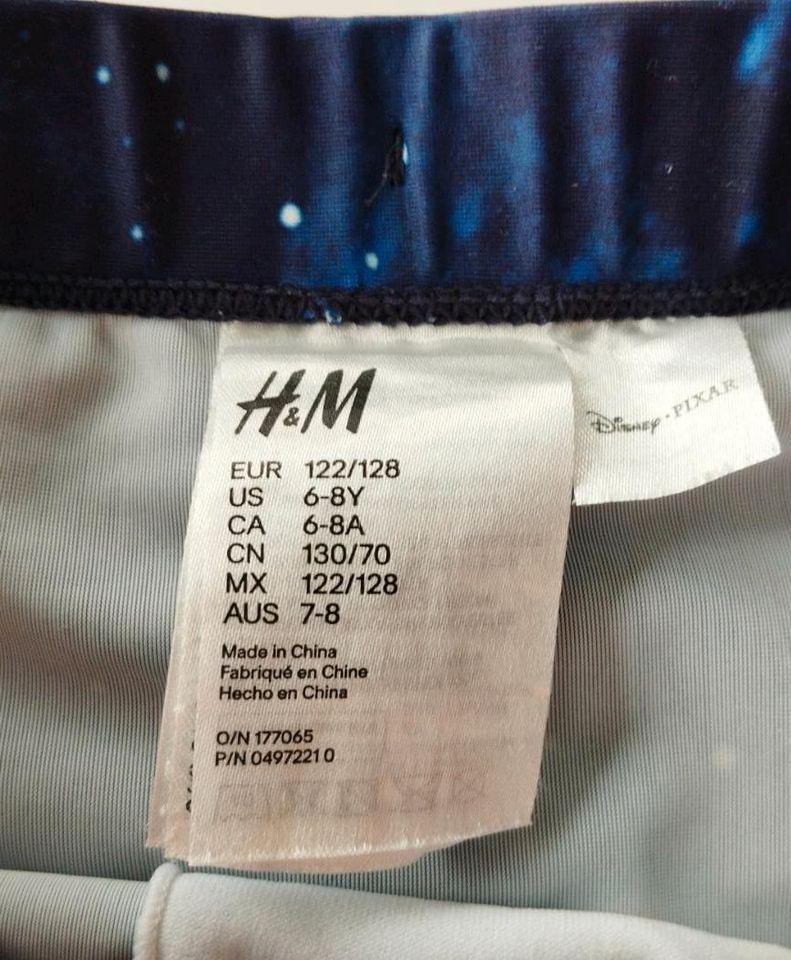 H&M Disney Toy Story Badehose Badeshorts Größe 122/128 Neuwertig in Grettstadt