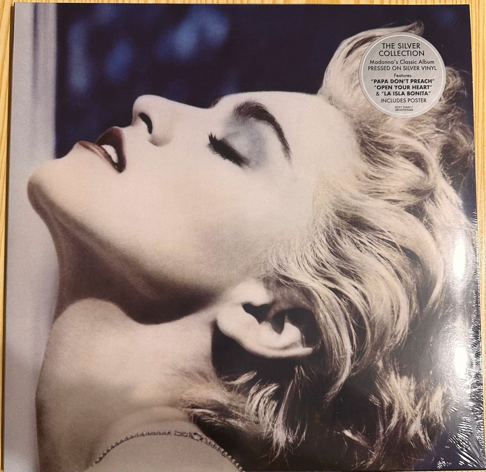 Madonna true blue silver vinyl USA Import in München