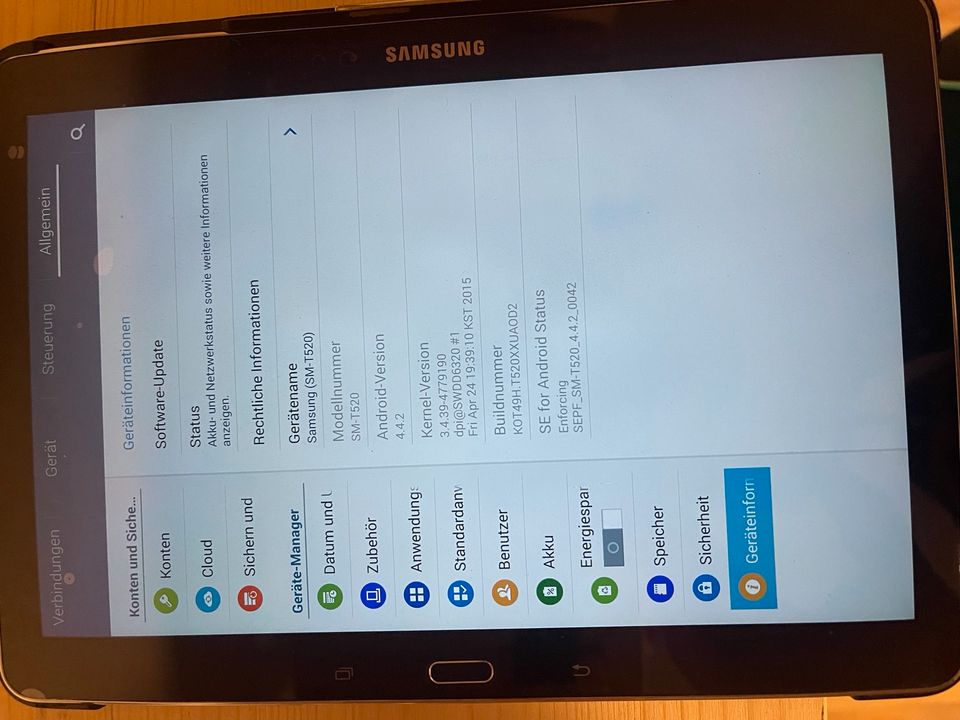 Samsung Galaxy Tab Pro SM T-520 in Hamburg