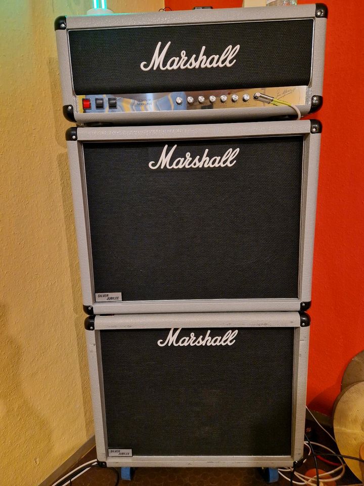 Marshall Silver Silber Jubilee 2555x  2 x 2 x 12 full stack in Frauenau