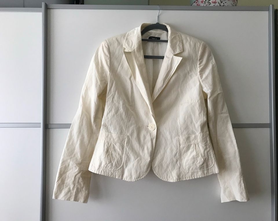 Blazer Jacke 40/M cremeweiß Jakes Damen NEU in Lünen